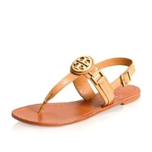 NEW..Tory Burch Cassia Sandal Pink Nude Thong Sandal Women Size 5.5